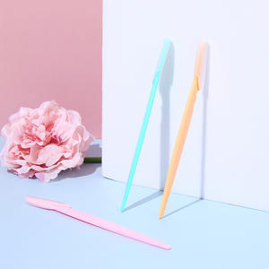 Three-Pack Stainless Steel <b>Eyebrow</b> <b>Razors</b> Factory Wholesale Sharp <b>Eyebrow</b> Trimmers Beauty Tools for <b>Eyebrow</b> Trimming - Product Image 1