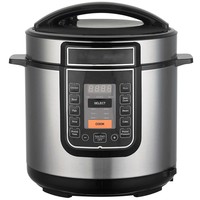 1000W elektrischer Schnell kochtopf 6Quart Multi Reiskocher 12-in-1 programmier barer Edelstahl topf
