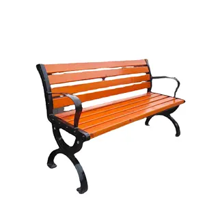 Youtai Factory Outdoor Furniture Wood Bench Outside Park Long Bench Seating Garden Chair