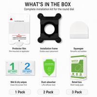 Protection d'écran pour montre connectée OPPO Watch S2, film hydrogel TPU pré-découpé avec cadre d'installation, vente en gros