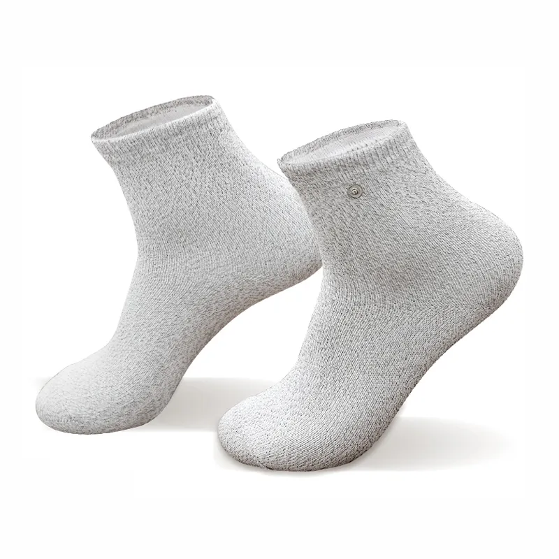 Fibre d'argent conductrice Tens accessoires de Massage appareil de physiothérapie gants chaussettes supports genouillère