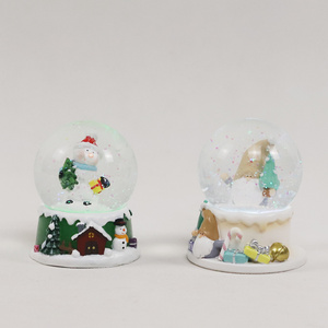 Tùy Chỉnh Quả Cầu Tuyết Halloween Quả Cầu Nước Tùy Chỉnh Nhựa Lễ Hội Santa & <span class=keywords><strong>Snowman</strong></span> & Halloween Bức Tượng Tuyết Quả Bóng - Product Image 6