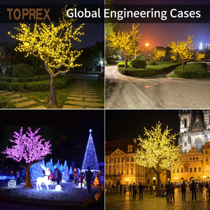 Arbre <span class=keywords><strong>de</strong></span> cerisier LED extérieur étanche IP65 pour la décoration <span class=keywords><strong>de</strong></span> <span class=keywords><strong>Noël</strong></span> et les événements, arbre artificiel <span class=keywords><strong>de</strong></span> 2,5 m - Product Image 6