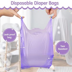 Bolsas de Basura de Plástico PE con Aroma Personalizadas con Logotipo, 200 Unidades, Biodegradables, para Desechar Pañales de Bebé - Product Image 4