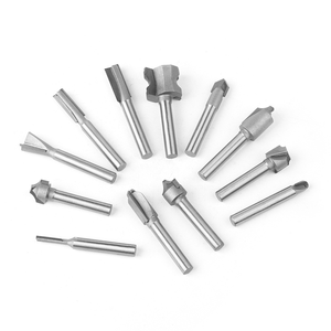 Lot de 12 fraises à bois de 6 mm pour sablage, découpe, sculpture, couteau de machine, fraise à rainurer en alliage - Product Image 6