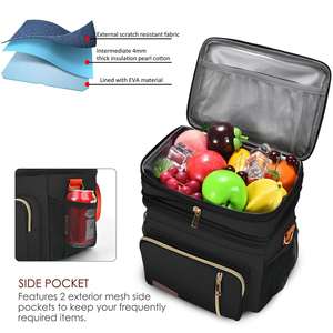 Designer Bags Large Soft Cooler Bag <b>Insulated</b> <b>Lunch</b> <b>Box</b> Backpack with Zippered Dispensing Lid Outdoor for Campus Cooler Bag - Product Image 3