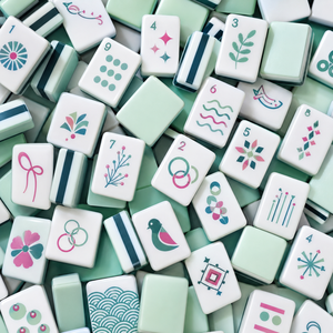 DSP Vietnam Factory Luxury Custom Bohemian 166 Pcs Acrylic American Mahjong Tiles for 4 Players Eco-Friendly <b>Entertainment</b> - Product Image 1
