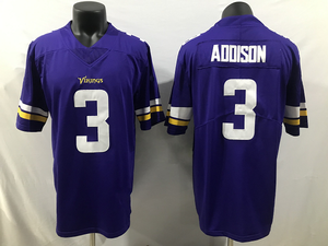 Großhandel American Football Trikot Auf Lager American Jersey #87 Hockenson Minnesota Vikings Custom Stickerei Fußball trikot - Product Image 2