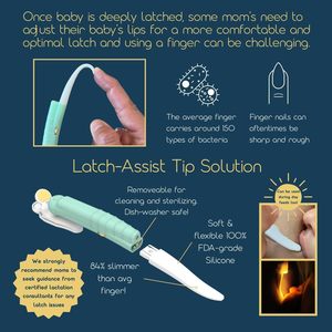 Luz nocturna portátil con forma de bolígrafo para el cuidado de la alimentación del bebé, funciona con batería interna, para bebés de 0 a 12 meses - Product Image 3