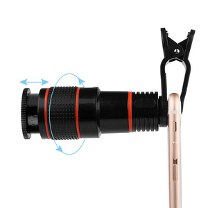 Objectif télescopique pour téléphone portable, zoom optique 12x, téléobjectif haute définition, accessoire de photographie monoculaire - Product Image 3