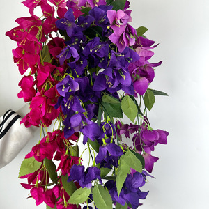 Fleurs de Prunier Triangulaires Fourchues 5 Branches, Fleurs Artificielles en Soie pour Décoration Murale Mariage Maison, Bougainvillier Artificiel 72cm - Product Image 4