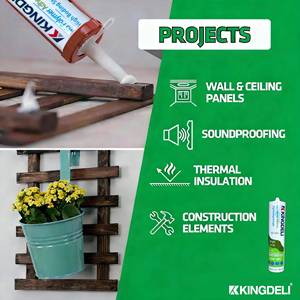Adhésif polymère MS haute résistance Kingdeli HY993 pour la construction lourde, le travail du bois et le collage dans le transport - Product Image 3