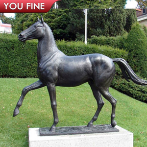 Estátua de fundição tamanho de vida do jardim ao ar livre, estátua de escultura de cavalo em <span class=keywords><strong>bronze</strong></span> - Product Image 4