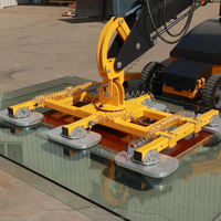 Robot de levage de vitres électrique hydraulique à batterie 300kg 600kg 5m de hauteur pour installation de fenêtres, machine de levage de verre 360°