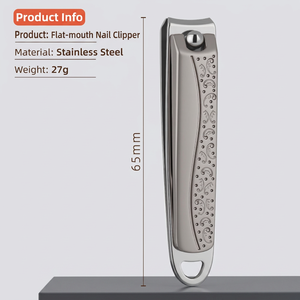 Cortauñas de Acero Inoxidable, Cortador de Uñas de Dedos de Manos y Pies, Herramienta de Manicura Ergonómica con Recolector - Product Image 6