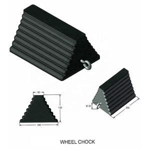 Cale de <span class=keywords><strong>roue</strong></span> en caoutchouc robuste GT-03R <span class=keywords><strong>pour</strong></span> butée de cale de <span class=keywords><strong>roue</strong></span> d'avion de <span class=keywords><strong>moto</strong></span> de <span class=keywords><strong>remorque</strong></span> avec poignée en acier - Product Image 2