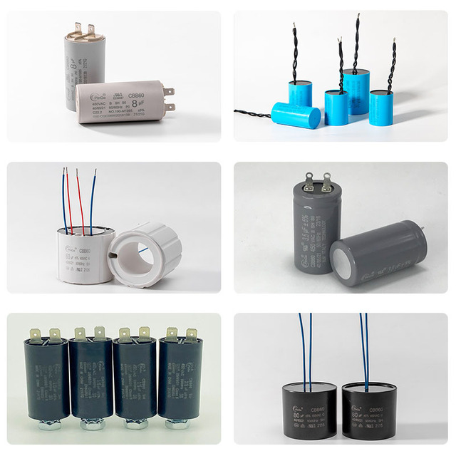 Hvac Ac Motor Starting Cbb60 450vac Sh Dry Type 40 85 21 Metallized Thin Film Capacitor