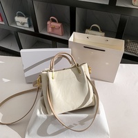 Sacs pour femmes - Sac seau en cuir pour femmes - Nouveau style - Luxe haut de gamme - Grande capacité - Sac à main polyvalent avec bandoulière