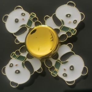 Nhà Sản Xuất Phong Cách Mới Zoo Du Khách Lưu Niệm Bán Buôn Kim Loại Vật Liệu Titan Tay Đồ Chơi Ngón Tay Panda Thần Tài Spinner Với Hộp - Product Image 3