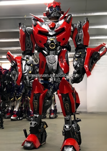 <span class=keywords><strong>Transformers</strong></span> portables <span class=keywords><strong>Bumblebee</strong></span> LED Suit Plus 3D Disguise Cosplay Costumes Robot Armor - Product Image 3
