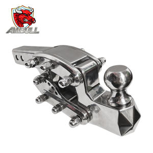 Ambull Factory Wholesale Heavy Duty Stainless Steel 4x4 Car Hitch Hook 2'' Ball Adjustable Height Trailer Arm Traction Hook - Product Image 4