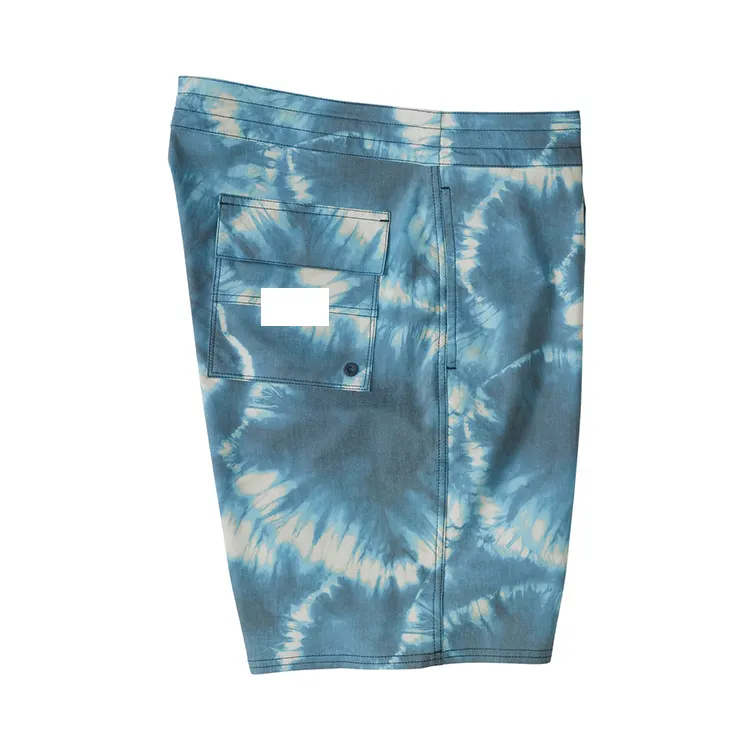 Wholesale Price recycelt 4 way stretch Tie-dye Beachshort BoardShorts Board shorts