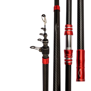 Canne à pêche télescopique en carbone de 2,7 m/3,0 m/3,6 m/3,9 m/4,2 m/4,5 m pour la pêche en eau salée et en eau douce - Product Image 2