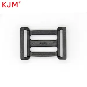 Kjm Bán Buôn Vòng Lặp Kép Nhựa 1 Inch Dây Đeo Pom Tái Chế Nhựa Tri-Trượt Khóa Cho Ba Lô Phụ Kiện