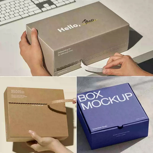 Tùy Chỉnh 2Mm Dày Pet Các Tông Sóng Hộp Quà Tặng Tự Niêm Phong Bưu Phẩm Với Tear Dải In Logo Cho Vớ Lông Bao Bì - Product Image 1
