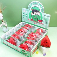Jouets créatifs en plastique anti-stress en forme de fruits, jouets réalistes sur le thème de la nourriture, à récupération lente, vente en gros disponible