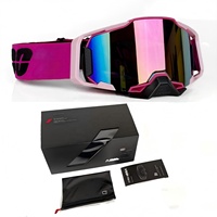 Lunettes de moto MX professionnelles en gros, lunettes de casque de sport, lentilles interchangeables, lunettes de motocross tout-terrain
