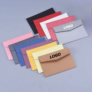 Custom Pearl Paper <b>Envelopes</b> with Foil Logo for Greeting Cards and <b>Invitations</b> - Thick Shimmer Gift <b>Envelopes</b> - Product Image 1