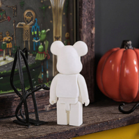 Vente en gros d'usine, expédition rapide, modèle de poupée en résine personnalisée, ours en briques, pour enfants, peinture à la main, Noël, Halloween