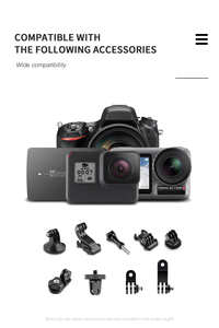 L02 Perche à <span class=keywords><strong>selfie</strong></span> sans fil, mini trépied extensible et pliable pour téléphone portable et caméra d'<span class=keywords><strong>action</strong></span> sportive - Product Image 2