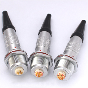 ขั้วต่อกันน้ำแบบวงกลม CSP K-Series รุ่น FGG-1K ปลั๊กและซ็อกเก็ตแบบอากาศยานพร้อมเปลือกทองเหลือง - Product Image 4