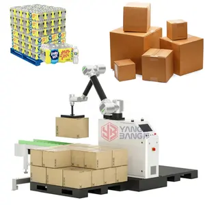 YB-MD16 diskon besar tas otomatis/karton/kotak/casing mesin kemasan Palletizer robotik dengan Palletizer Robot