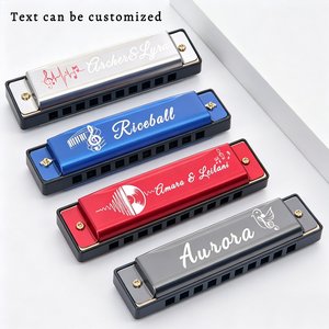 Armonica Blues Personalizzata <span class=keywords><strong>a</strong></span> 10 Fori in Do |   Strumento <span class=keywords><strong>a</strong></span> <span class=keywords><strong>fiato</strong></span> per principianti, regalo musicale per gli appassionati di musica - Product Image 1