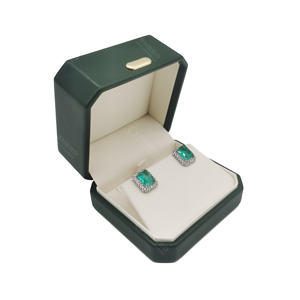 Caja de Joyería de Terciopelo Personalizada de Lujo, Caja de Joyería de Cuero PU con Logotipo para Anillos, Aretes, Pulseras y Collares - Product Image 1