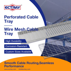 ECTRAY Bac à câbles en acier galvanisé, livraison rapide, personnalisable, extérieur, zinc-aluminium-magnésium, économie d'énergie - Product Image 3