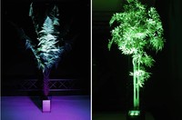 Projecteur D'Ambiance LED Sans Fil DMX, 6x18W RGBWAUV, Contrôlé par Téléphone Portable, Sur Batterie, Idéal Pour Mariage, Fête, Club, Jardin