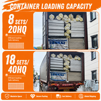 18 Conjuntos de Casas Prefabricadas Modulares de Instalación Rápida en Contenedores 40HQ para Alojamiento en Campamentos Mineros