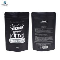 Sac debout en mylar avec fermeture à glissière au fini mat personnalisé Anti-odeur Emballage de bonbon zip-lock résistant aux enfants Pochette debout