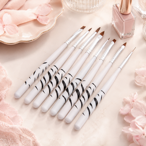 Lot de pinceaux personnalisés pour nail art, dégradé, estompage, pointillage, dessin, liner fin, peinture gel, outil de manucure pour studio de beauté - Product Image 3
