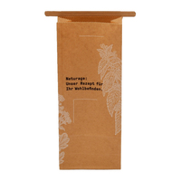 Sacs en papier kraft de luxe écologiques avec logo personnalisé, résistants à la graisse pour l'emballage alimentaire - pour sucre, pizza, options de lamination et gravure