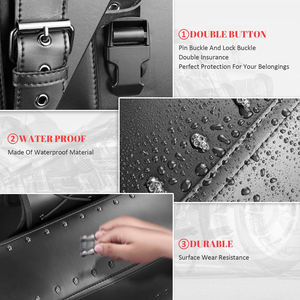 Haute qualité YINGSI grande capacité étanche <span class=keywords><strong>moto</strong></span> cuir sacoche propre moule accepter la personnalisation des étiquettes personnelles - Product Image 3