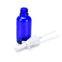 Flacon avec spray nasal en verre, transparent, vert, ambre, bleu, cobalt, 40 pièces, 5, 10, 15, 20ml, 30ml, 50ml, 60ml, 100ml