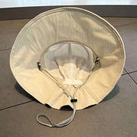Sombrero de Pescador Plegable con Protección UV, Estilo Japonés, para Mujer, Primavera-Verano, para Cabezas Grandes