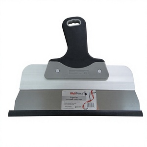 Espátula y Cuchilla para Enrasar, Hoja de Acero Inoxidable, Herramienta para Acabado y Enrasado de Juntas de Paneles de Yeso, Fabricación OEM/ODM en Taiwán - Product Image 1