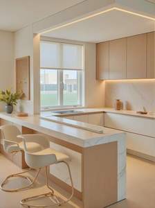 Armadi romantici di lusso in stile rococò francese One-Stop grande spazio Villa con <span class=keywords><strong>forno</strong></span> da <span class=keywords><strong>incasso</strong></span> isola intagliata che lo stoccaggio completo migliora lo stile - Product Image 2