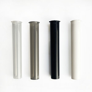 Tubos de PP Transparentes a Prueba de Niños para Empacar Hierbas para Fumar, Longitud 98/109/118 mm, Diámetro 19 mm, Tubo de Plástico con Tapa a Presión - Product Image 2